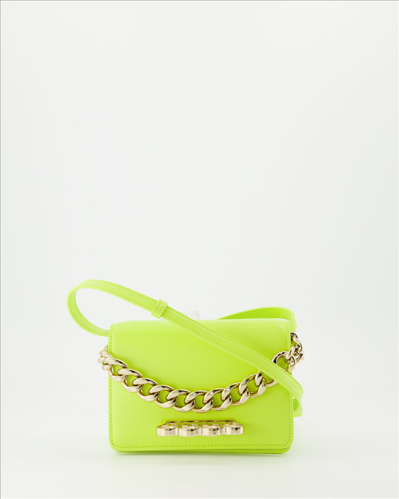 Borse a tracolla Sac The Four Ring Alexander McQueen Verde Femme