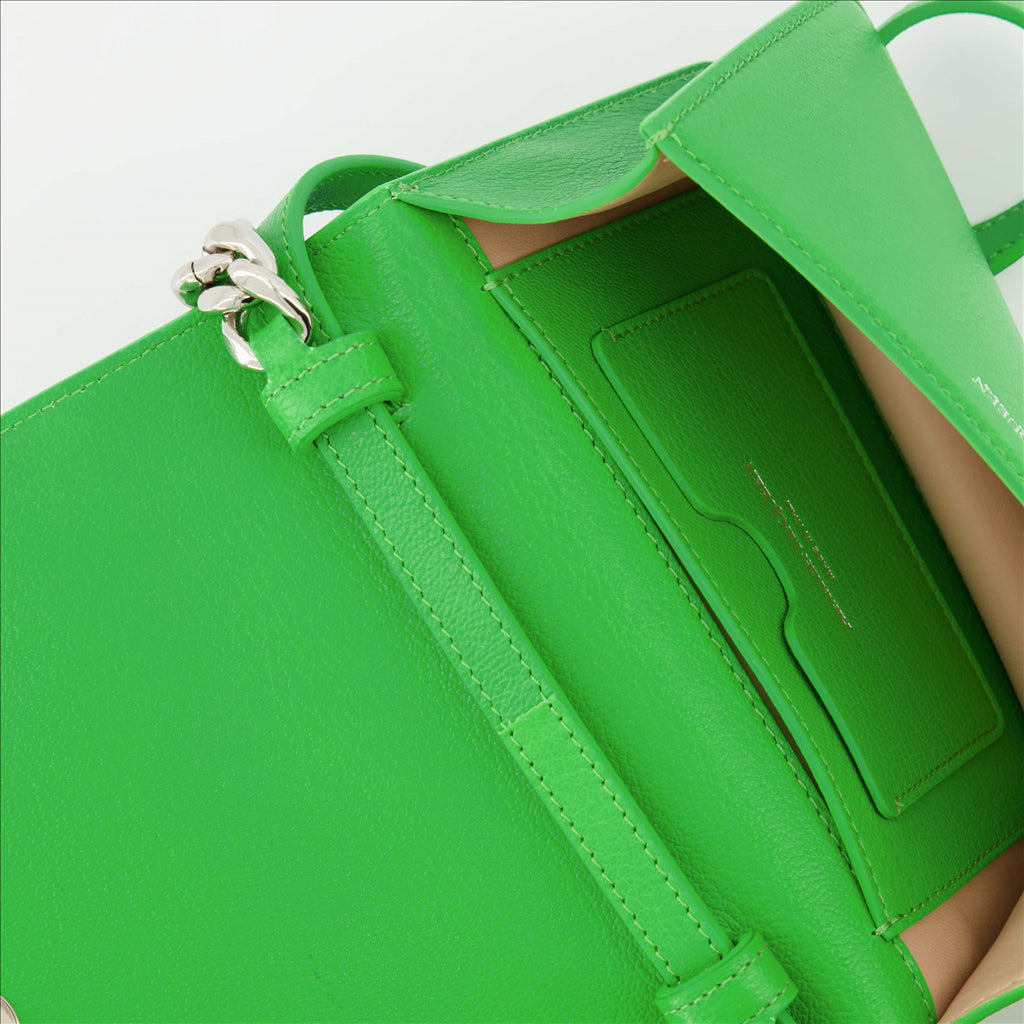 Borse a tracolla Sac The Four Ring Alexander McQueen Verde Femme