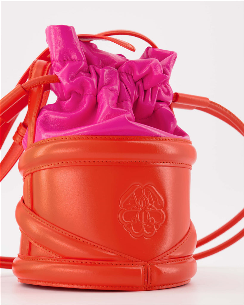 Bucket bags The Soft Curve bag Alexander McQueen Orange Women