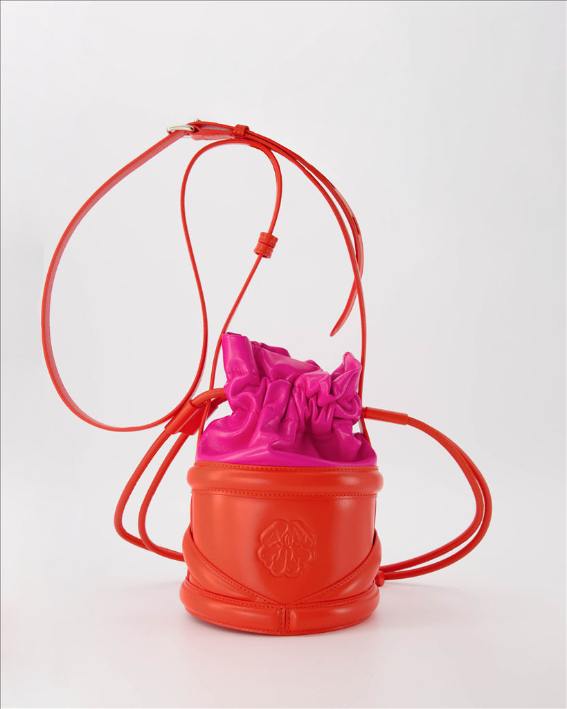 Bucket bags The Soft Curve bag Alexander McQueen Orange Women