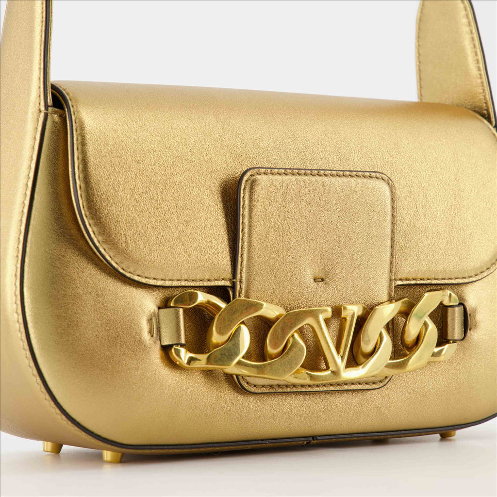 Borse a mano e a spalla Sac VLogo Chain Valentino Garavani Oro Femme