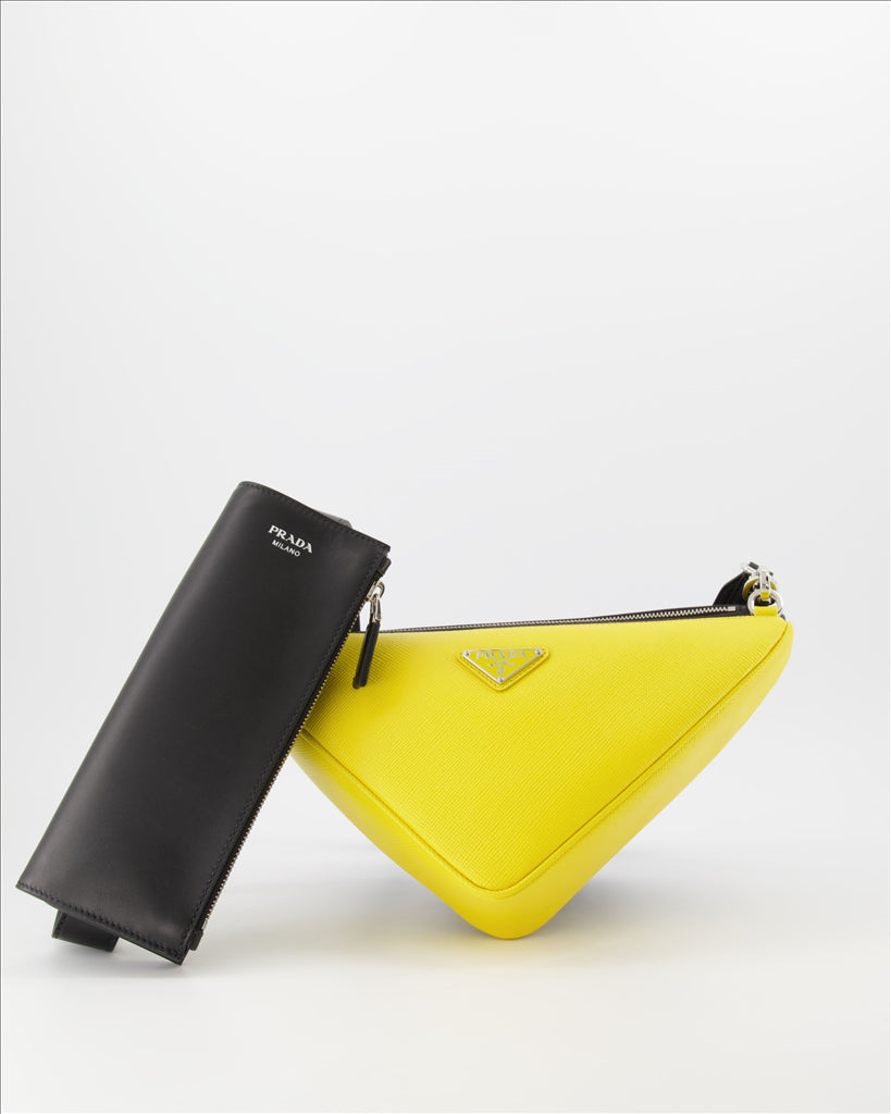 Bolsas transversais Sacoche double Prada Preto Homme