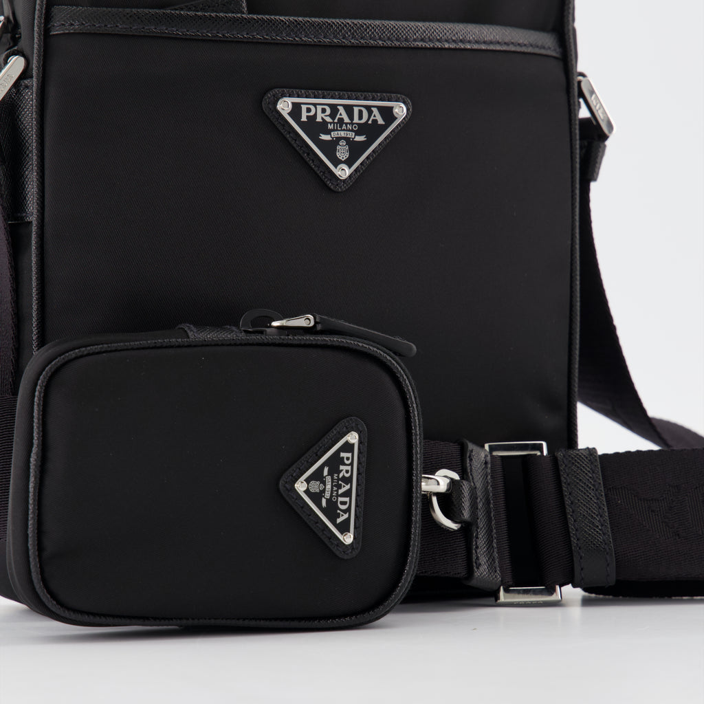 Sacoche en Re Nylon noir