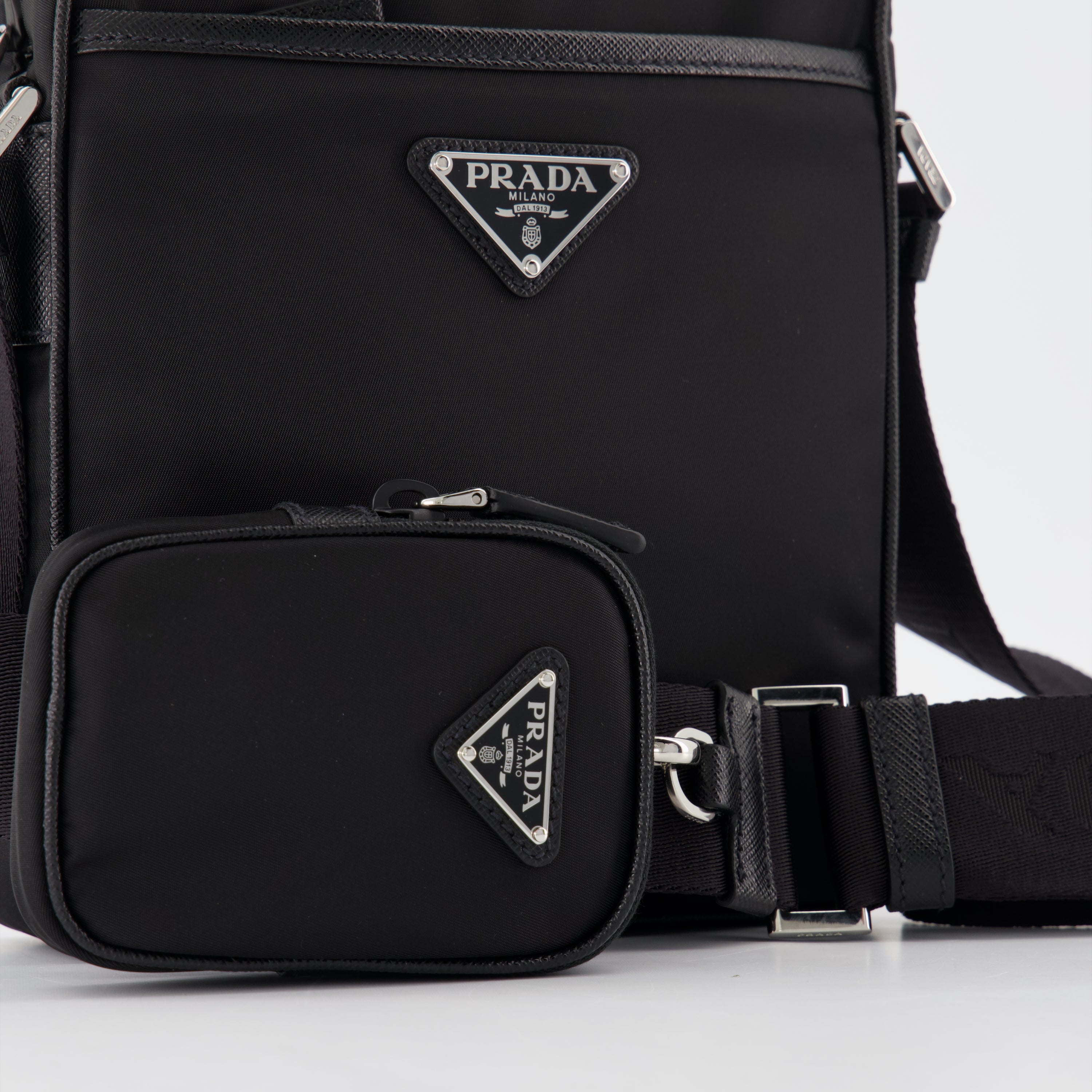 Sacoche en Re Nylon noir