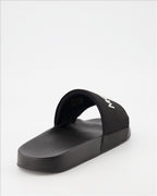 Scarpe eleganti Sandales à logo Moncler Nero Homme