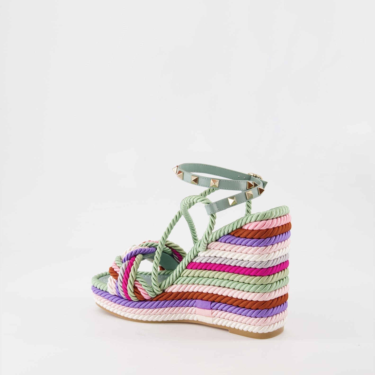 Sapatos plataforma Sandales Colour Block Valentino Garavani Multicolorido Femme