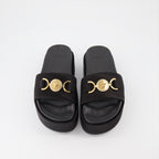 Zapatos abiertos Sandales Medusa 95 Versace Negro Femme