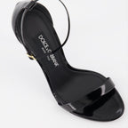Scarpe aperte Sandali con tacco Dolce & Gabbana Nero Femme
