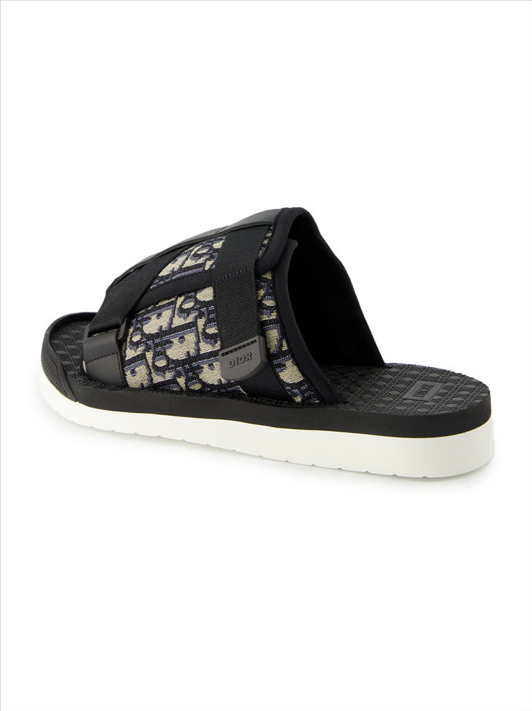 Chaussures ouvertes Sandales Alpha Dior Noir Homme