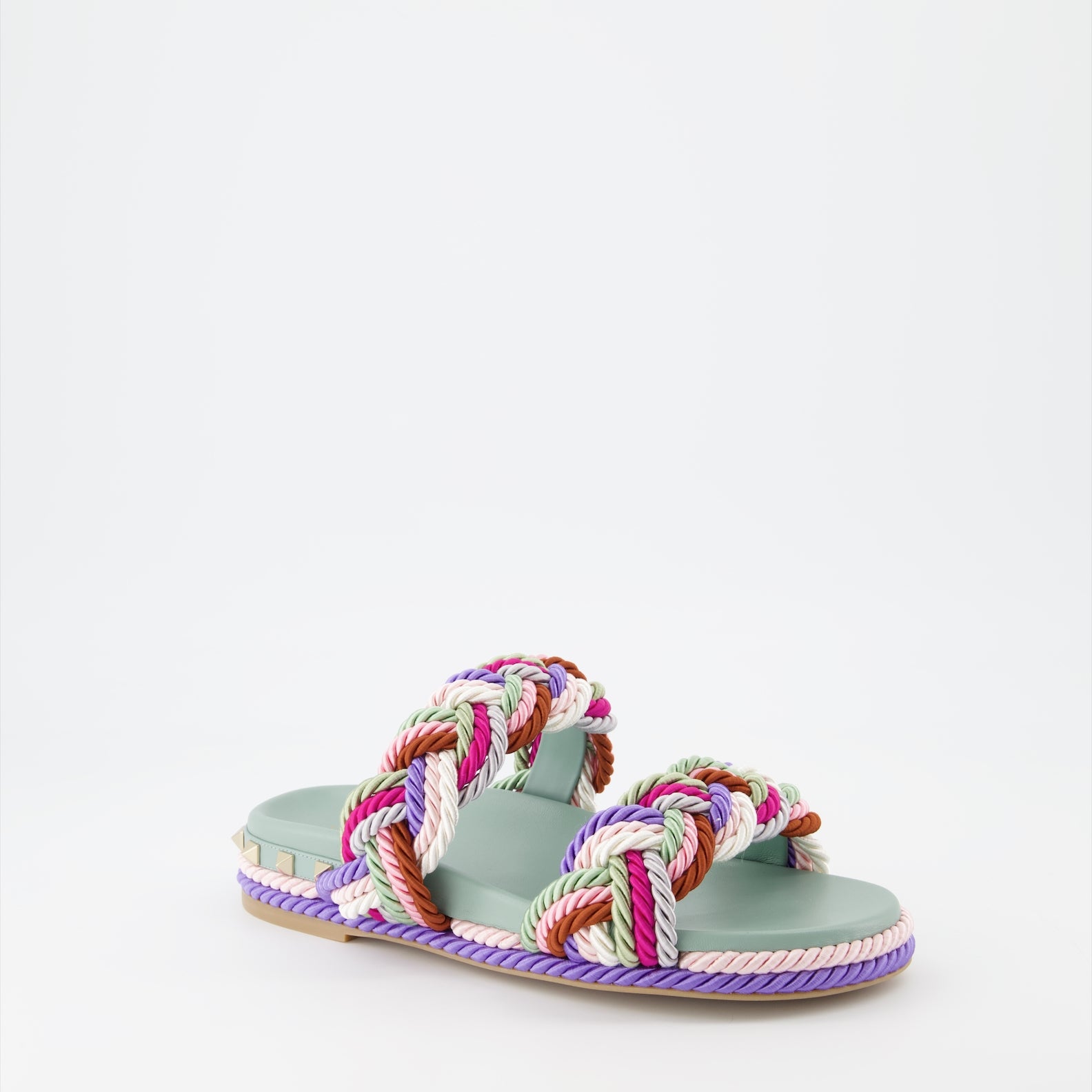 Sapatos abertos Sandales Colour Block Valentino Garavani Multicolorido Femme