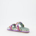 Sapatos abertos Sandales Colour Block Valentino Garavani Multicolorido Femme