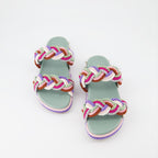 Sapatos abertos Sandales Colour Block Valentino Garavani Multicolorido Femme