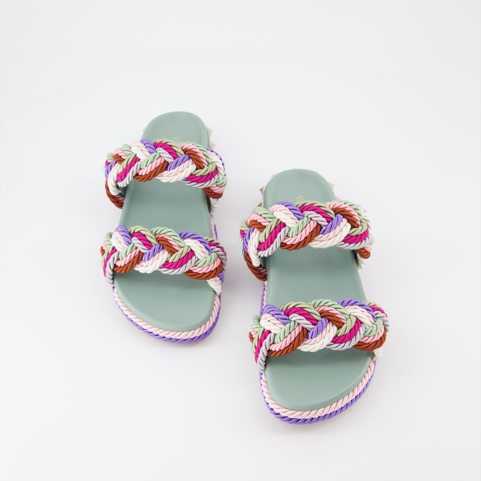 Sapatos abertos Sandales Colour Block Valentino Garavani Multicolorido Femme