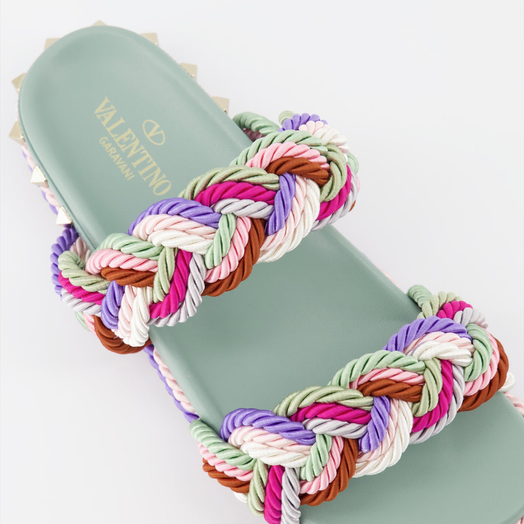 Sapatos abertos Sandales Colour Block Valentino Garavani Multicolorido Femme