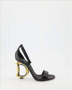 Sapatos de salto Sandales DG Baroque Dolce & Gabbana Preto Femme