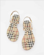 Chaussures ouvertes Sandales Emily Burberry Beige Femme