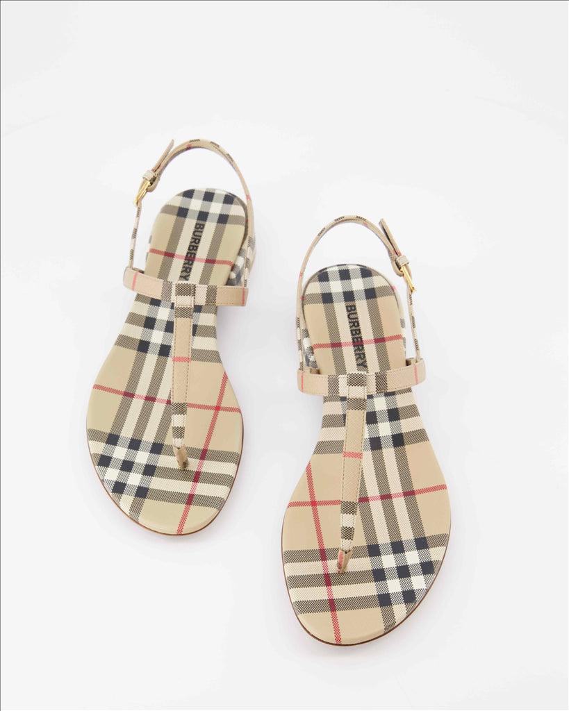 Chaussures ouvertes Sandales Emily Burberry Beige Femme