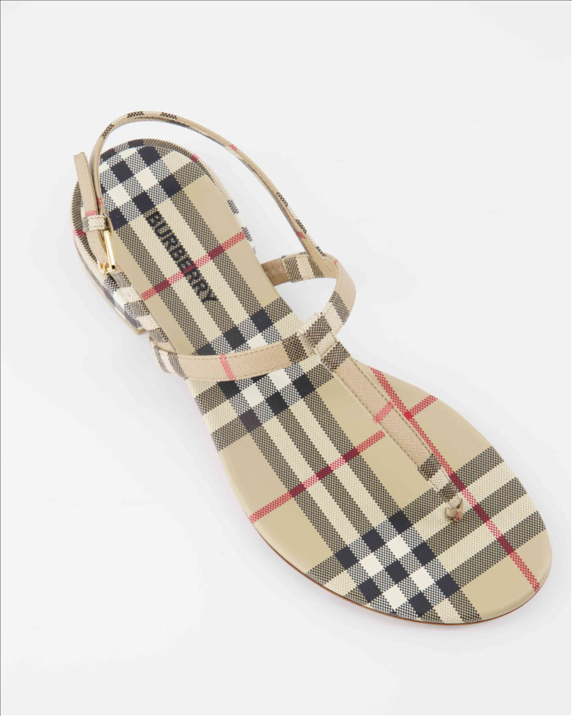 Chaussures ouvertes Sandales Emily Burberry Beige Femme