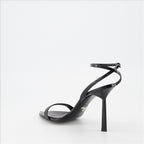 Zapatos de tacón Sandales en cuir Prada Negro Femme