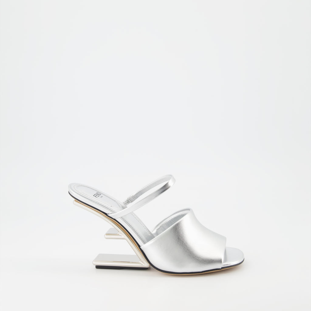 Sandales Fendi First argent