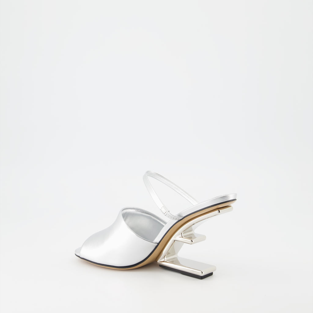 Sandales Fendi First argent