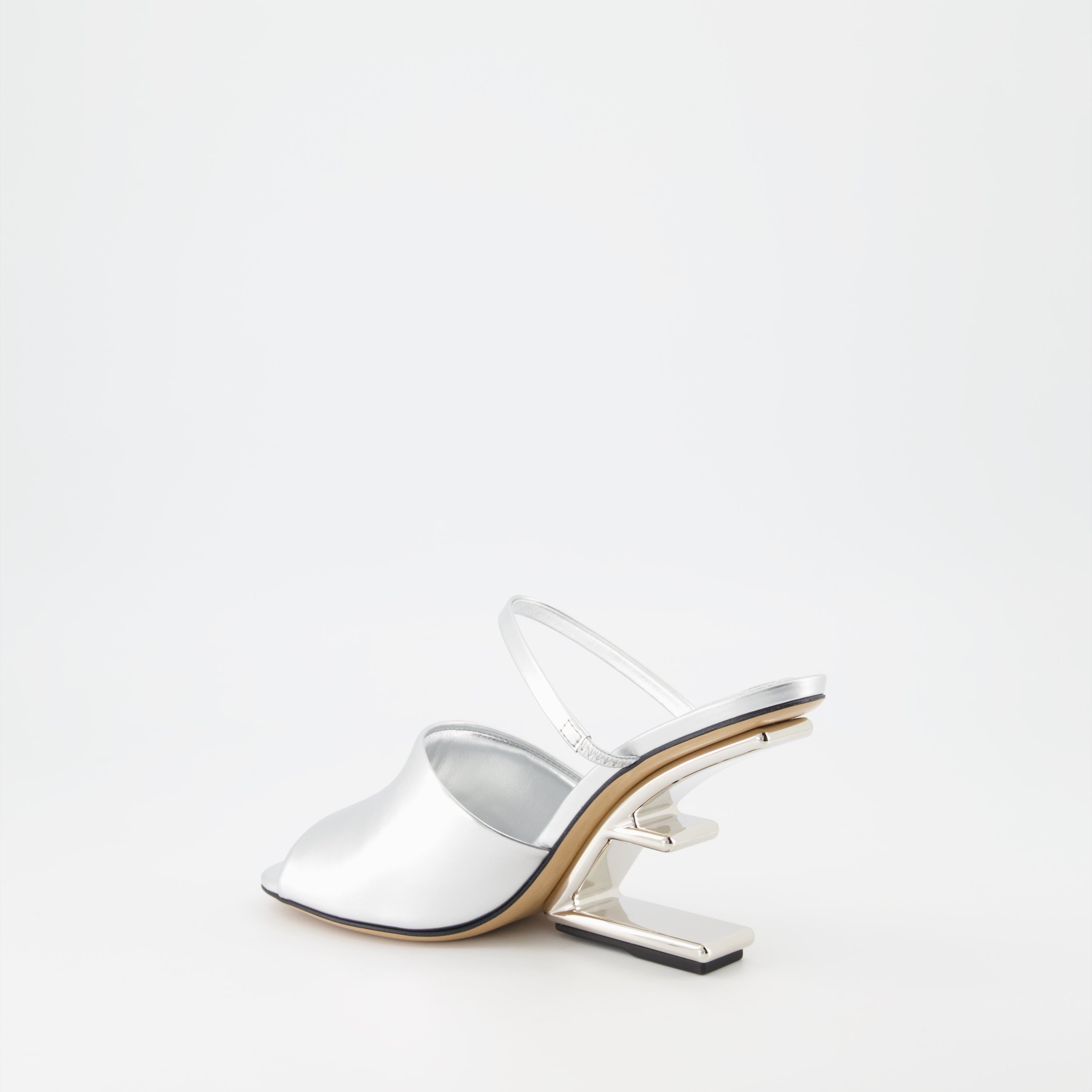 Sandales Fendi First argent