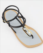 Zapatos abiertos Sandales Fendi O'Lock Fendi Negro Femme