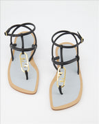 Zapatos abiertos Sandales Fendi O'Lock Fendi Negro Femme