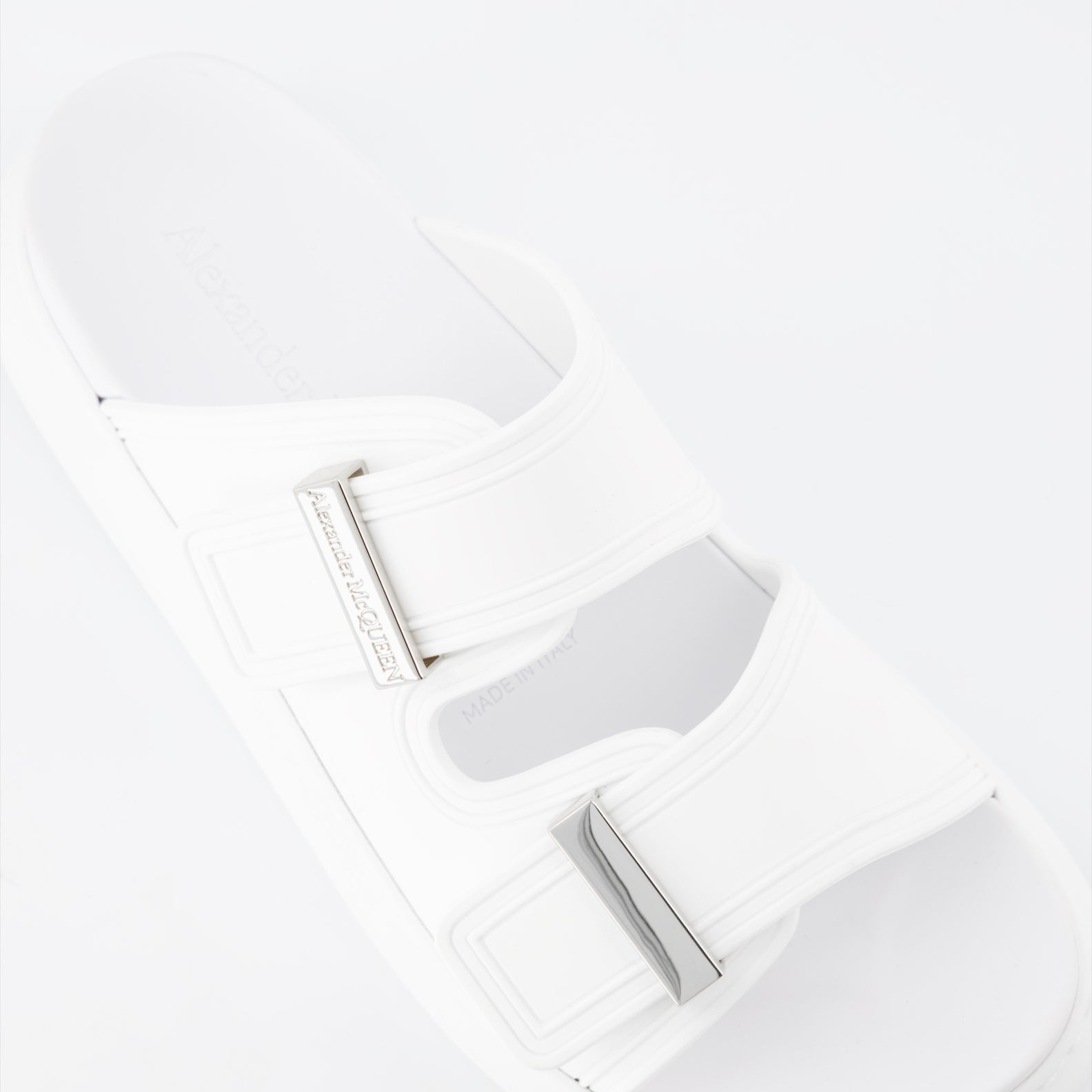 Chaussures ouvertes Sandales Hybrides Alexander McQueen Blanc Homme