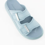 Zapatos abiertos Sandales Hybrides Alexander McQueen Azul Femme