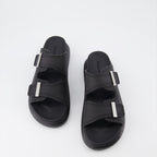 オープントゥシューズ ハイブリッドサンダル Alexander McQueen 黒 男