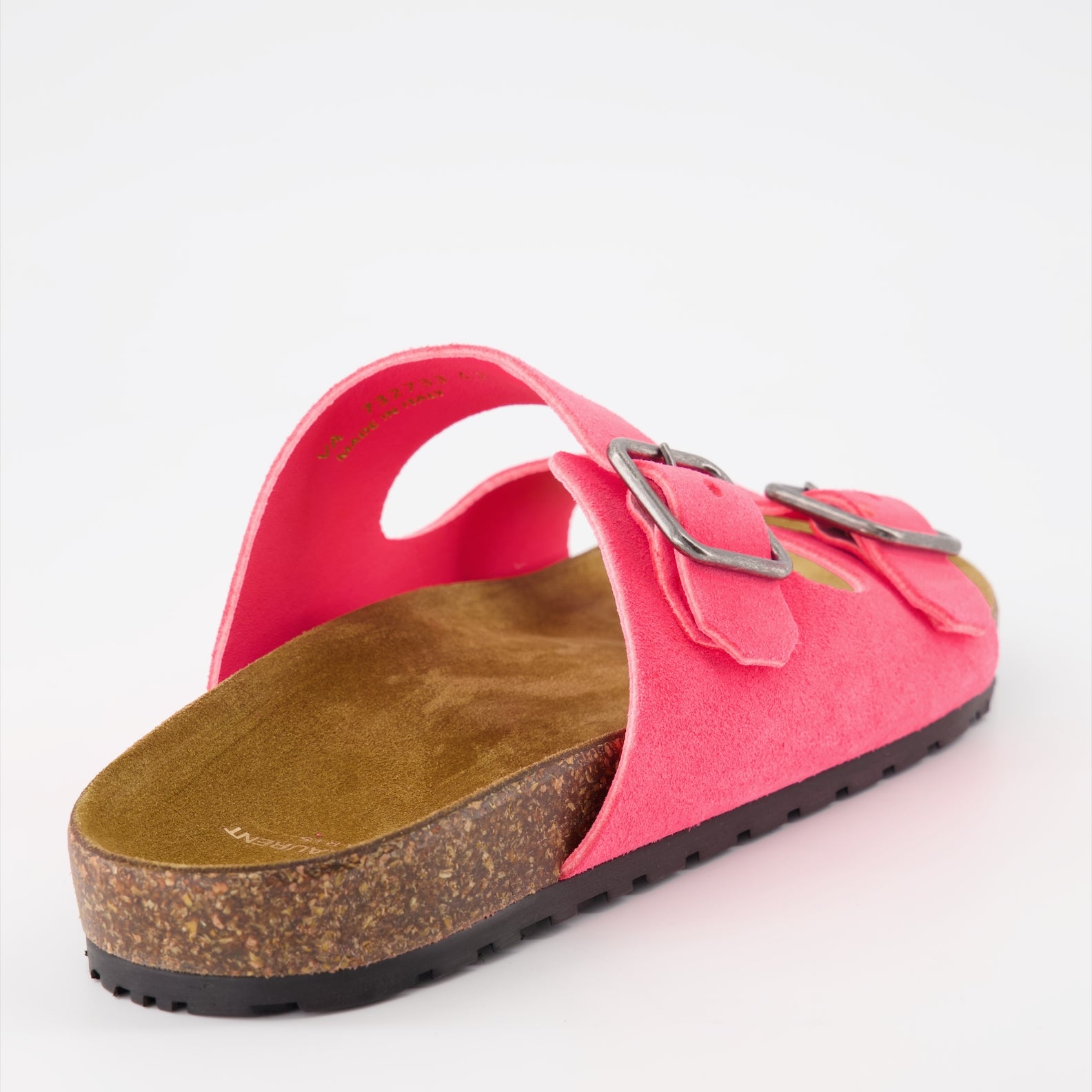 Open shoes Jimmy barefoot sandals Saint Laurent Pink Man