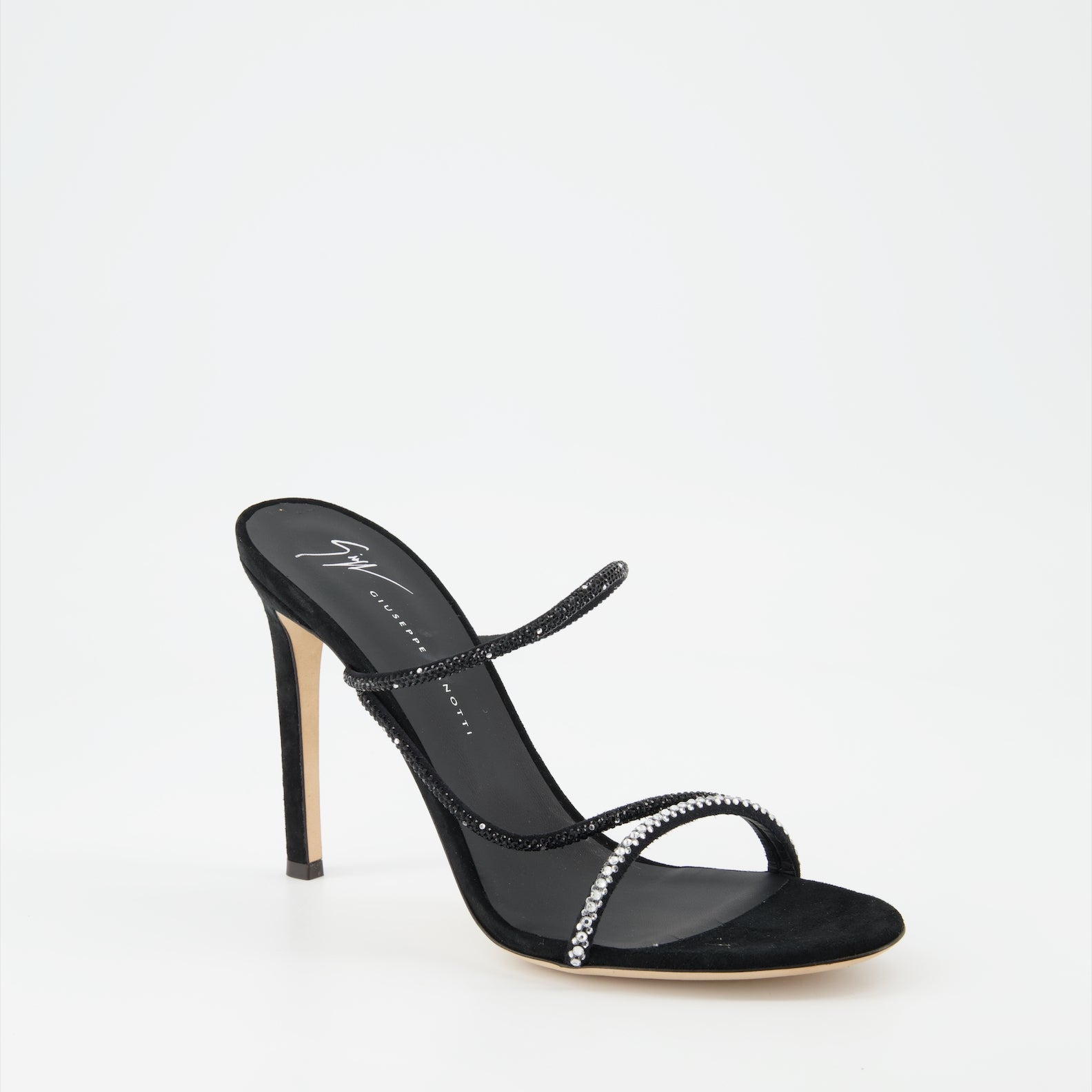Zapatos abiertos Sandales Julianne Giuseppe Zanotti Negro Femme