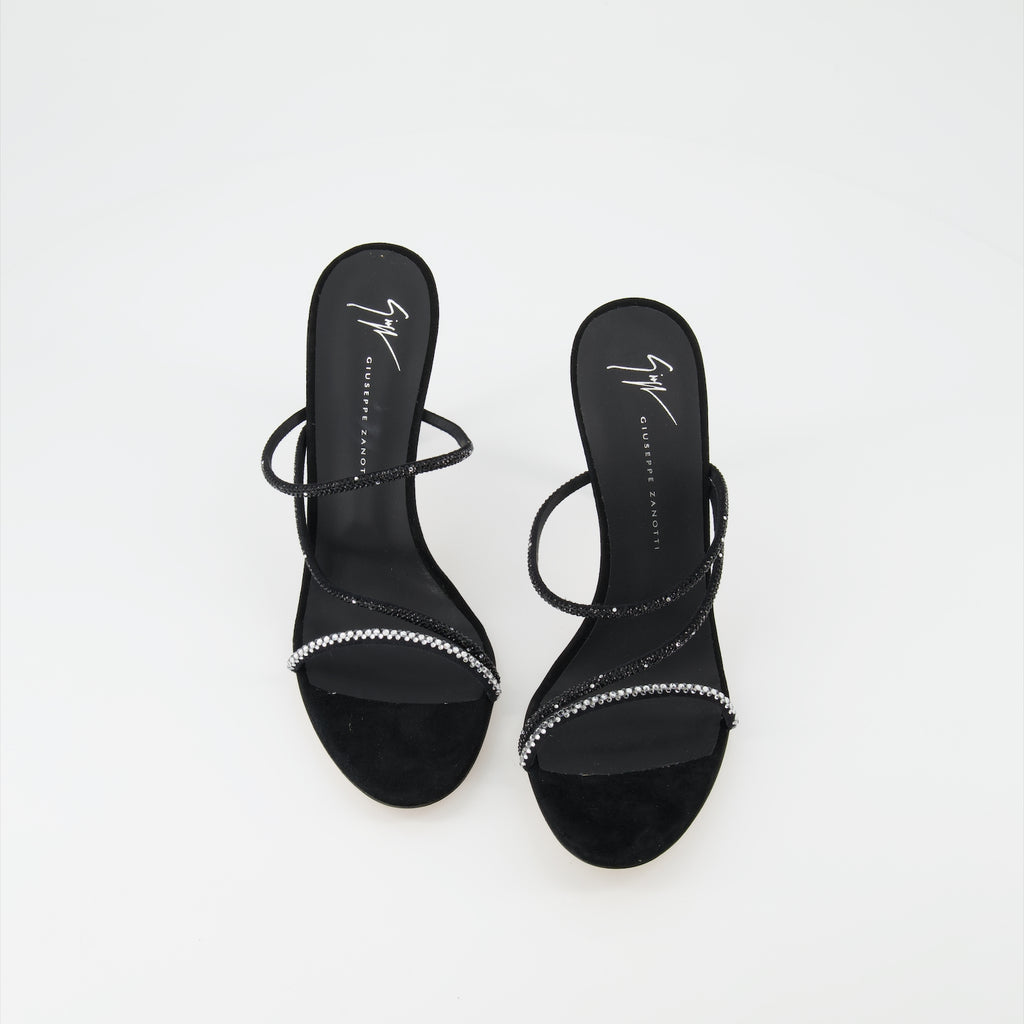 Sapatos abertos Sandales Julianne Giuseppe Zanotti Preto Femme