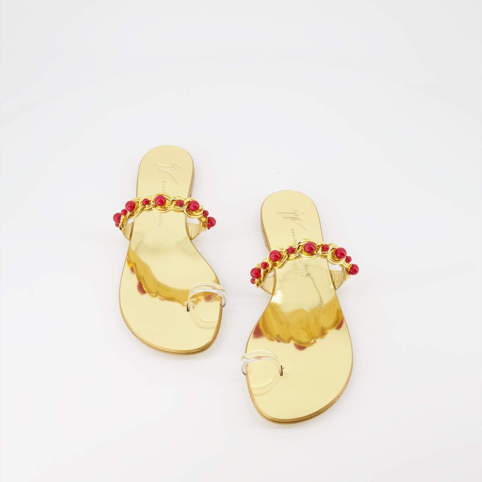 Open shoes Marguerithe sandals Giuseppe Zanotti Gold Women