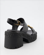 Zapatos abiertos Sandales Medusa Biggie Versace Negro Femme