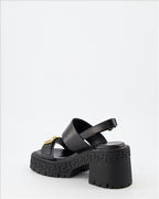 Zapatos abiertos Sandales Medusa Biggie Versace Negro Femme