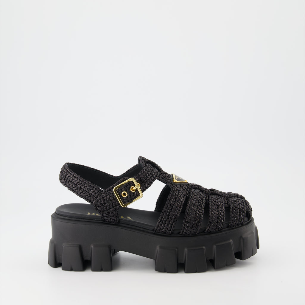 Sandales Monolith en raphia