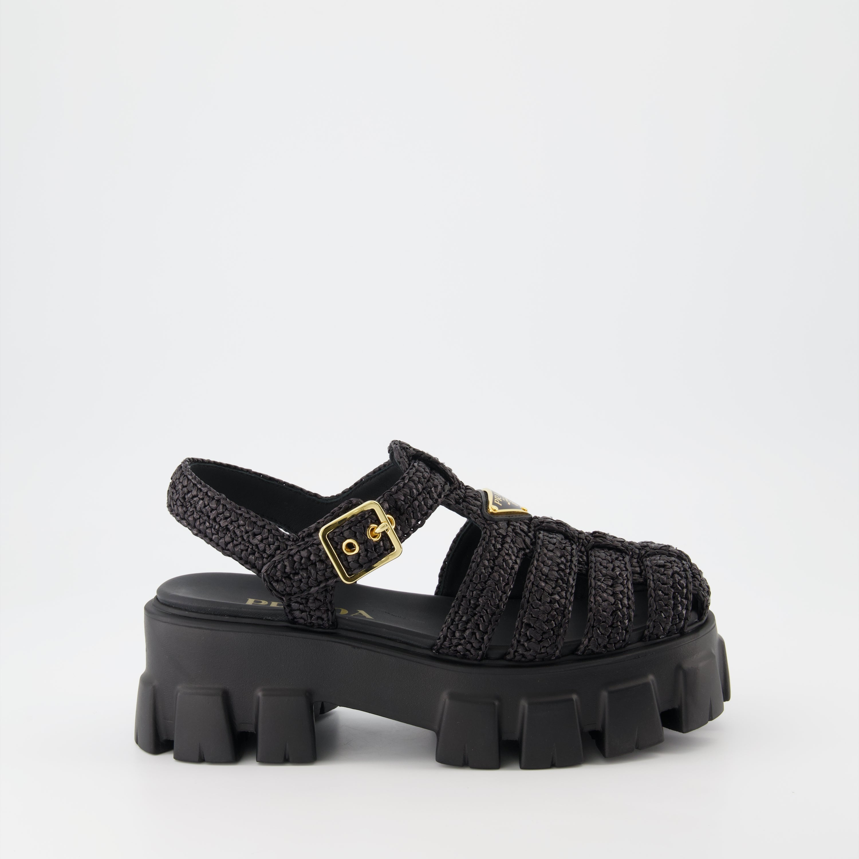 Sandales Monolith en raphia