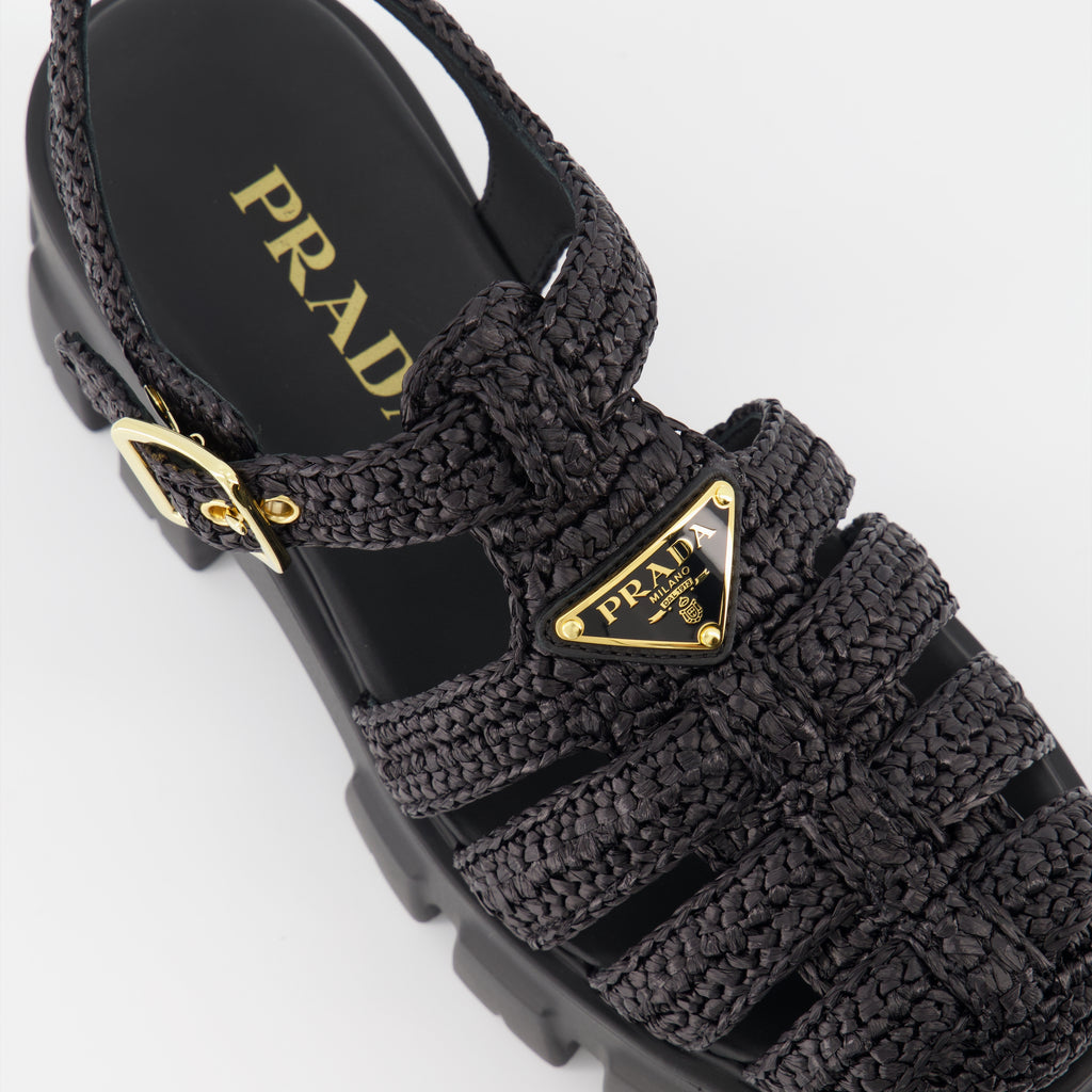 Sandales Monolith en raphia