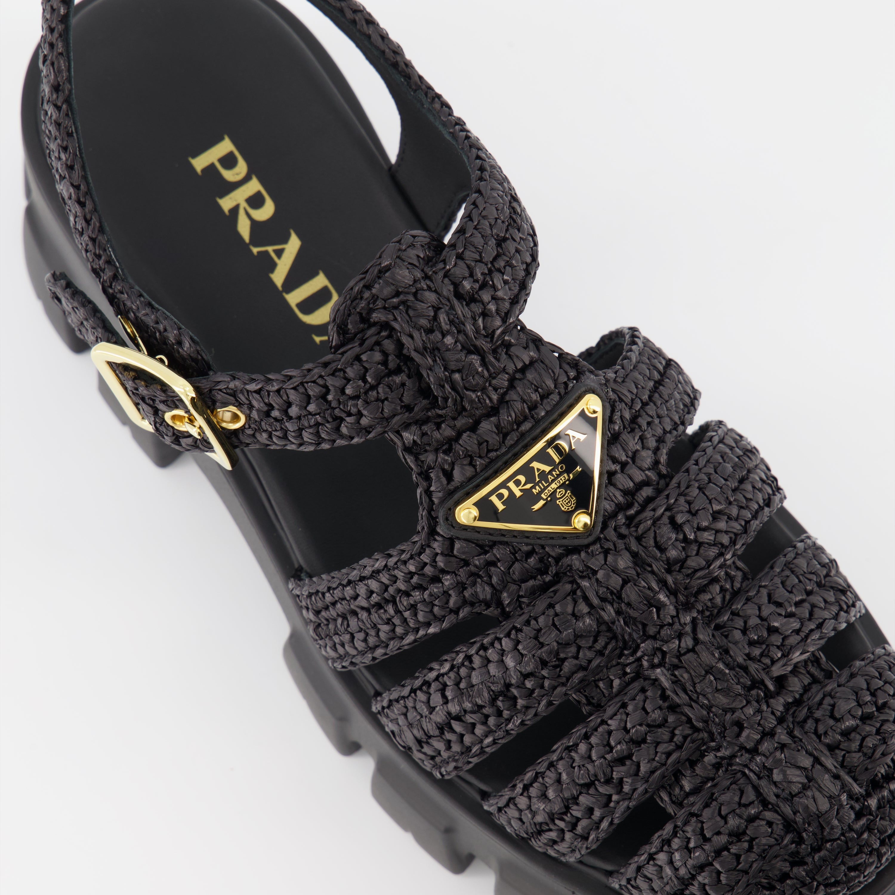 Sandales Monolith en raphia