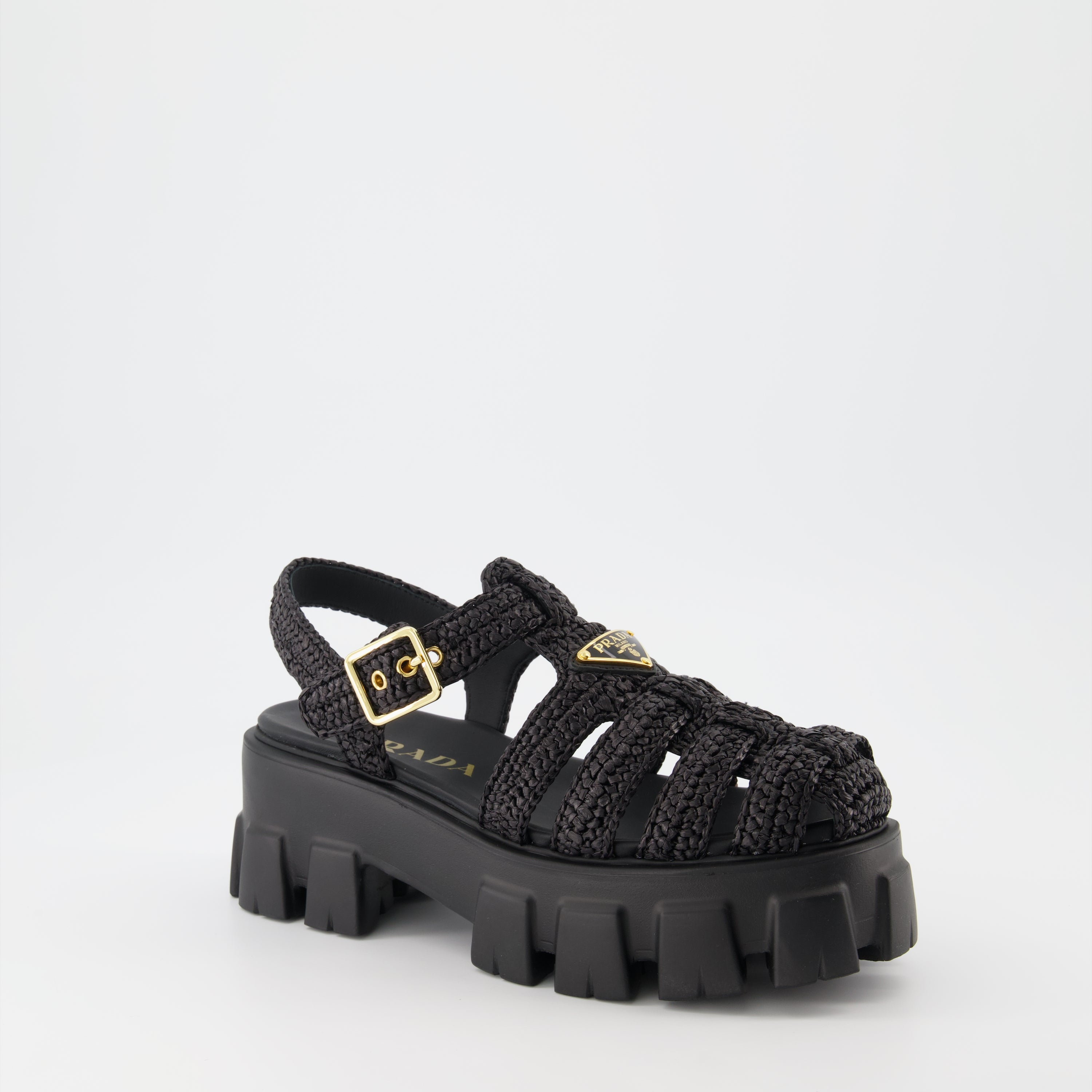 Sandales Monolith en raphia