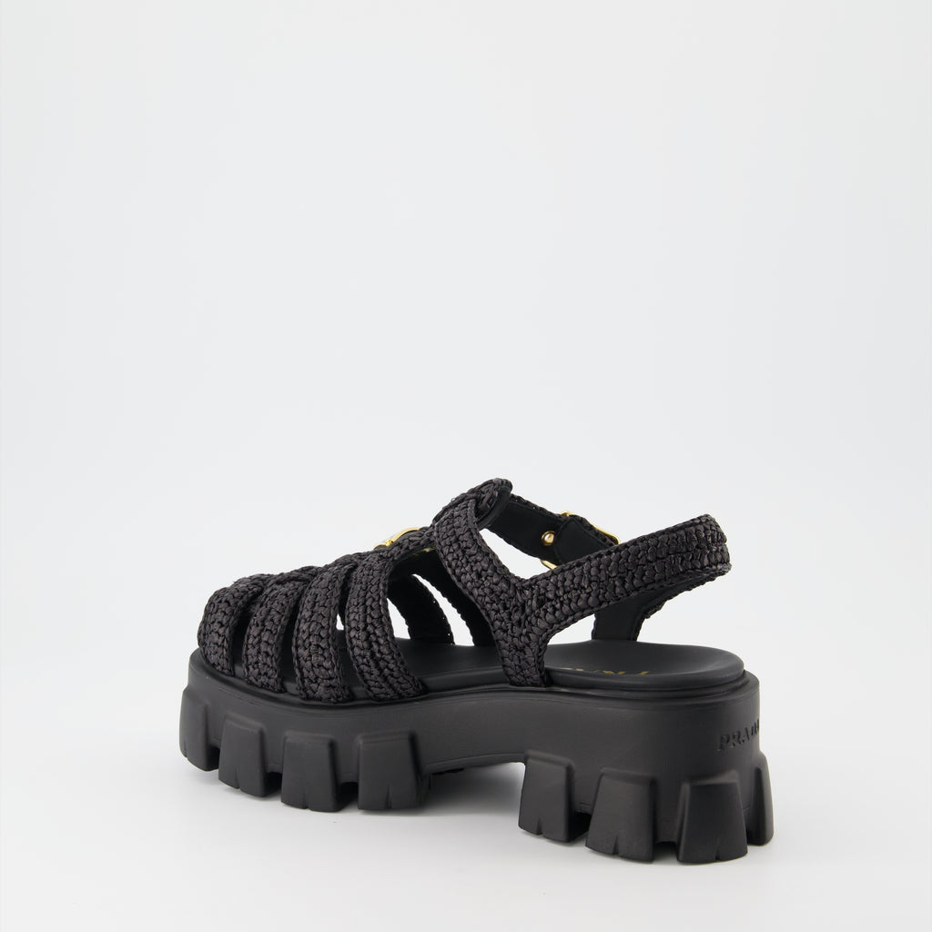 Sandales Monolith en raphia