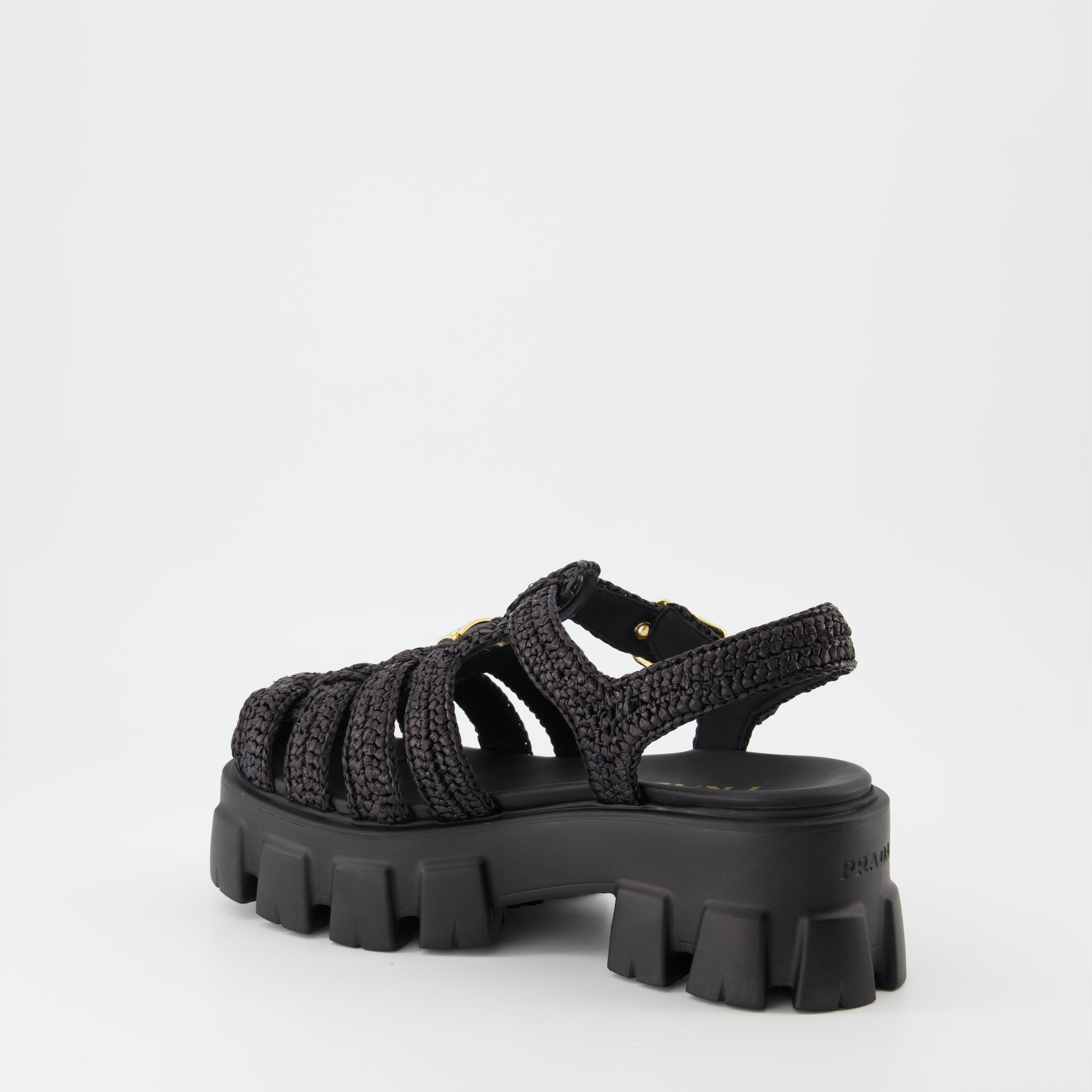 Sandales Monolith en raphia