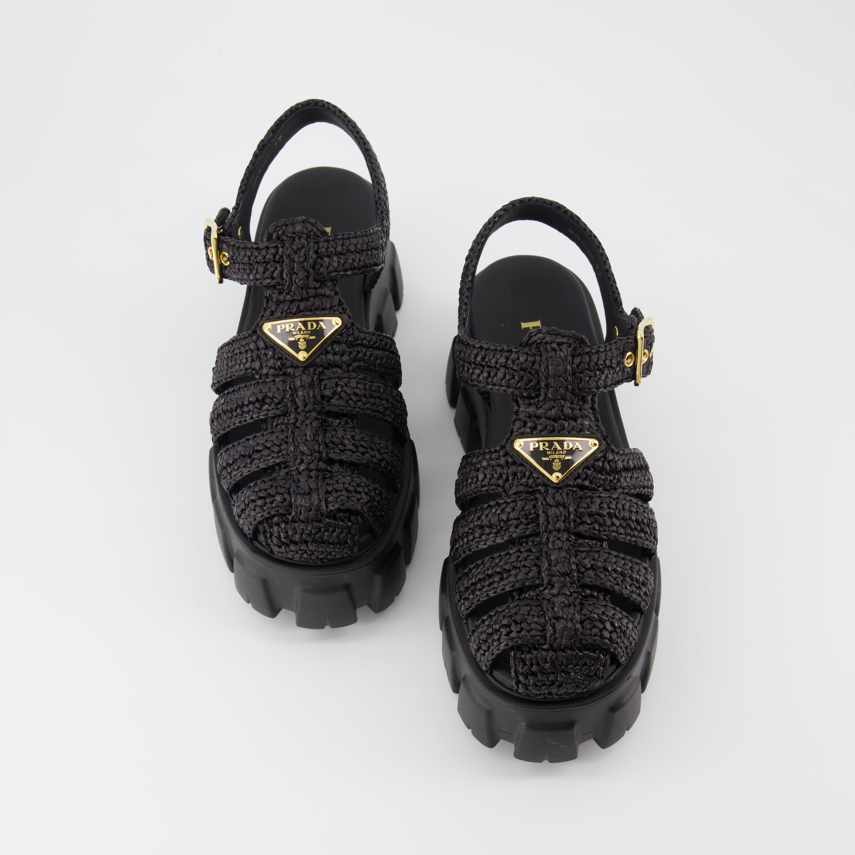 Sandales Monolith en raphia