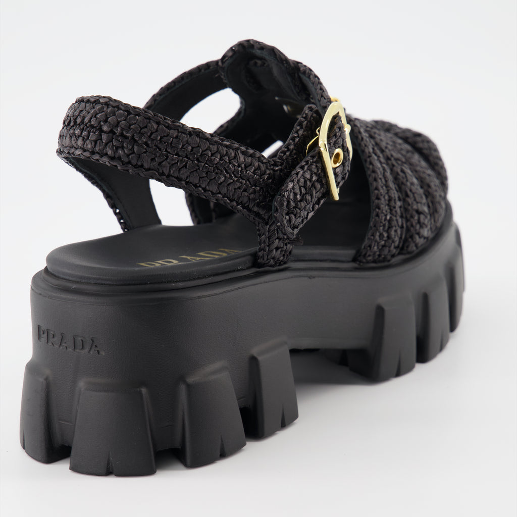 Sandales Monolith en raphia