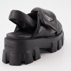 Sandales Monolith matelassées noires