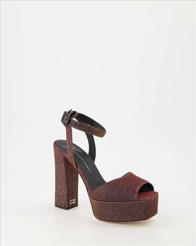 Zapatos abiertos Sandales New Betty Giuseppe Zanotti Marrón Femme