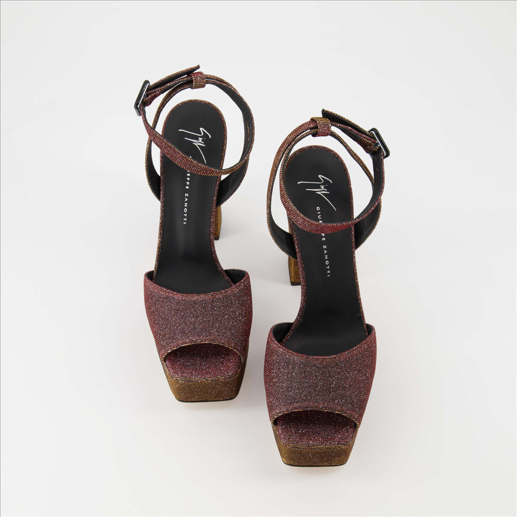 Zapatos abiertos Sandales New Betty Giuseppe Zanotti Marrón Femme