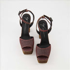 Zapatos abiertos Sandales New Betty Giuseppe Zanotti Marrón Femme